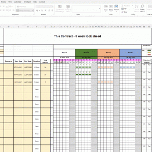 3 week programme animation