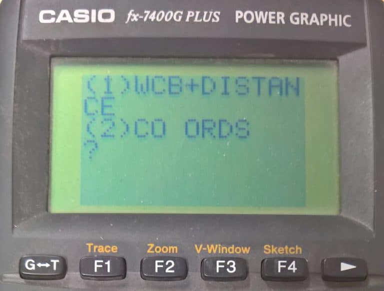 Casio Calculator Programme