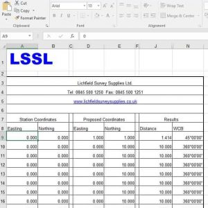 LSSL Inverse Spreadsheet