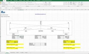 Road Offset Calculator Spreadsheet